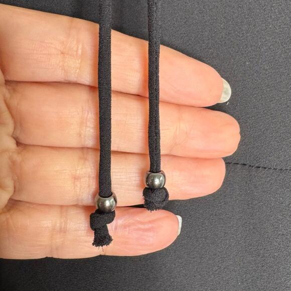 Sam Edelman Black Womens V Neck Bell Sleeve Mini Dress Size 8 - Picture 7 of 9